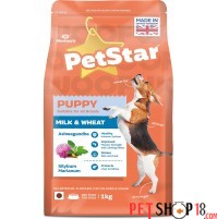 Mankinds Petstar Puppy Food Milk And Wheat 1 Kg